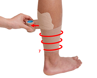 ふくらはぎ ふくらはぎの肉離れ予防 テーピング 巻き方 バトルウィン