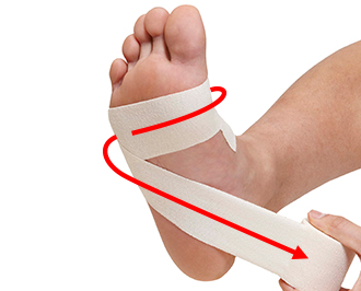 足の裏 : 足の裏が痛い時(アーチ痛) | テーピング 巻き方 ...