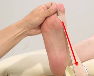 足の指 外反母趾の対策 テーピング 巻き方 バトルウィン