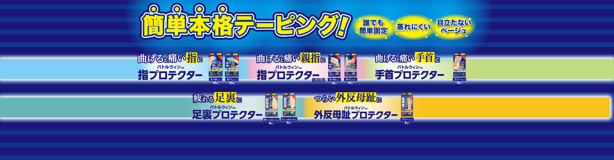 簡単本格テーピング!!シリーズ